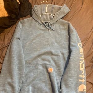 Carhartt Men's Heather Blue Hoodie